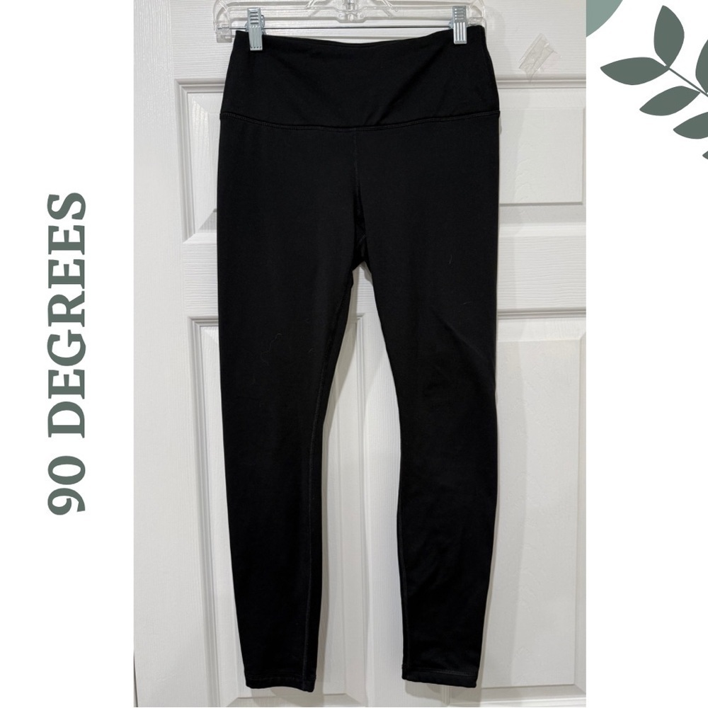 🛍️3/$40 90 Degrees by Reflex Black Leggings – Size Small